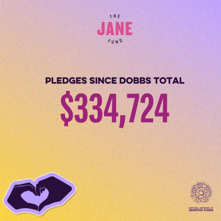 pledges since dobbs total $334,724